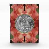 Bleke perzik Gladiolus Flower Voeg uw Fotoblokken (Voorkant)