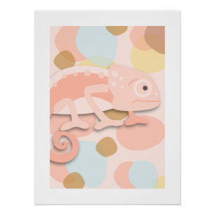 Bleke Perzik Kameleon Perfect Poster