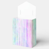 bleke regenboog penseelstreken : bedankdoosjes (Geopend)