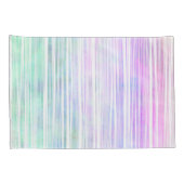 bleke regenboog penseelstreken : kussensloop (Achterkant-Rechts)