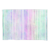 bleke regenboog penseelstreken : kussensloop (Voorkant-Links)