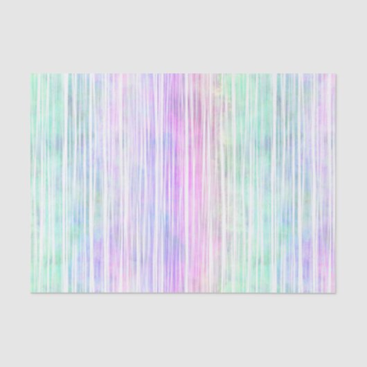 bleke regenboog penseelstreken : tissuepapier (Voorkant)