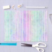 bleke regenboog penseelstreken : tissuepapier (Craft)