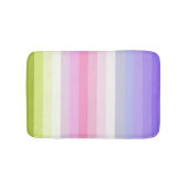 Bleke regenboogstrips voor het decor badmat (Voorkant)