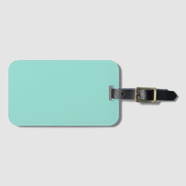 Bleke Robin Egg Blue Solid Color Bagagelabel