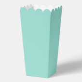 Bleke Robin Egg Blue Solid Color Bedankdoosjes (Achterkant)
