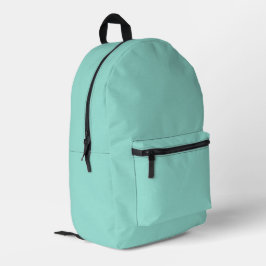 Bleke Robin Egg Blue Solid Color Bedrukte Rugzak