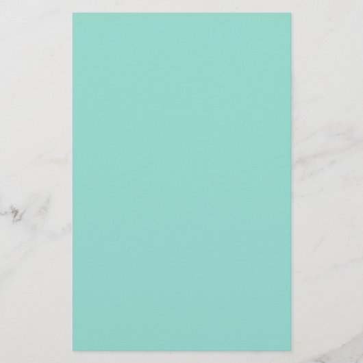 Bleke Robin Egg Blue Solid Color Briefpapier (Voorkant)