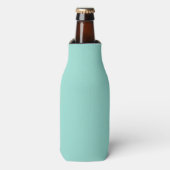 Bleke Robin Egg Blue Solid Color Flesjeskoeler (Fles Voorkant)