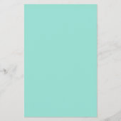 Bleke Robin Egg Blue Solid Color Flyer (Voorkant)