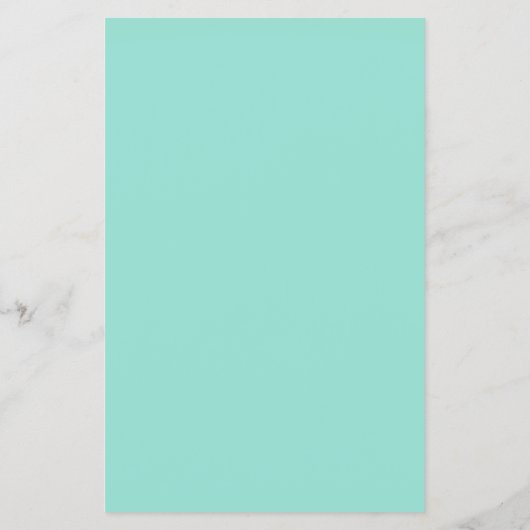 Bleke Robin Egg Blue Solid Color Flyer (Achterkant)