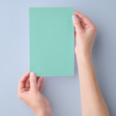 Bleke Robin Egg Blue Solid Color Flyer (Hand)