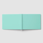 Bleke Robin Egg Blue Solid Color Gastenboek (Volledig)