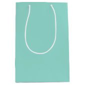 Bleke Robin Egg Blue Solid Color Medium Cadeauzakje (Voorkant)