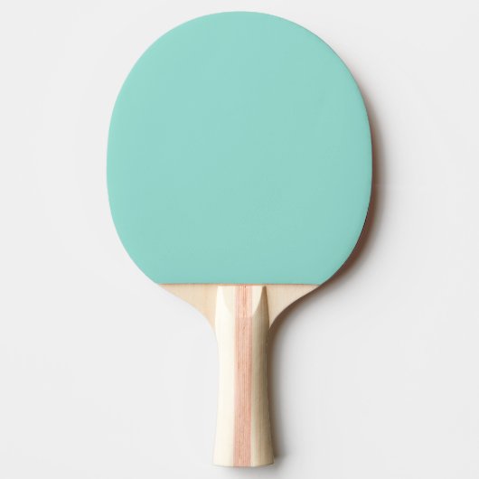 Bleke Robin Egg Blue Solid Color Tafeltennisbatje (Voorkant)