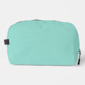 Bleke Robin Egg Blue Solid Color Toilettasje (Voorkant)
