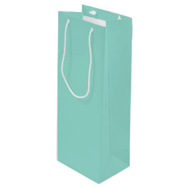 Bleke Robin Egg Blue Solid Color Wijn Cadeautas