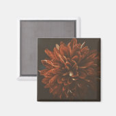Bleke Rode Chrysant Bloemmagneet Magneet (Voorkant / Achterkant)