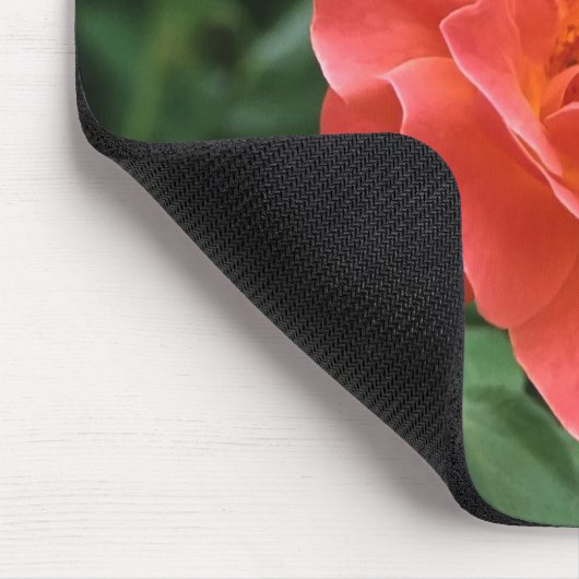 Bleke Rode Roos.... Muismat (Hoek)