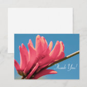 Bleke rode roze Erythrina FlowerHartelijk dank voo (Voorkant / Achterkant)