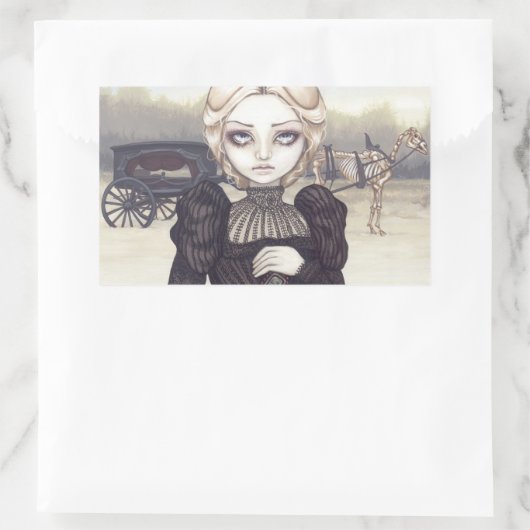 "Bleke rouw" Sticker (Tas)