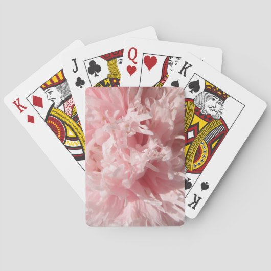 Bleke roze afspeelkaarten Speelkaarten (Achterkant)