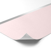 Bleke Roze Boog Doop Welkom Poster (Hoek)