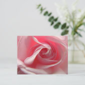 Bleke roze briefkaart (Staand voorkant)