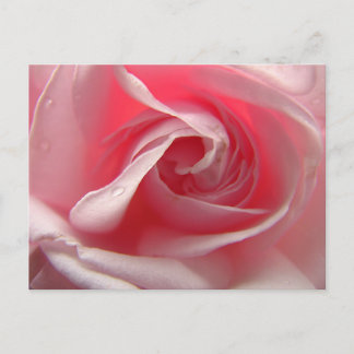 Bleke roze briefkaart