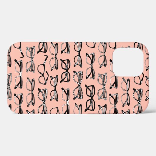 Bleke roze bril, eigeel, eierkleding Case-Mate iPhone case (Achterkant (horizontaal))