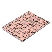 Bleke roze bril, eigeel, eierkleding notitieboek (Linkerzijde)