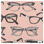 Bleke roze bril, eigeel, eierkleding stof (Close Up)
