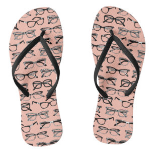 Bleke roze bril, eigeel, eierkleding teenslippers