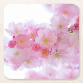 Bleke roze Cherry Blossom Kartonnen Onderzetters (Voorkant)