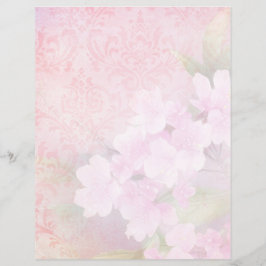 Bleke Roze Cherry Blossom Scrapbook Paper