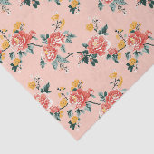 Bleke Roze Chinoiserie Floral Tissuepapier (Detail)