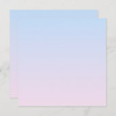 Bleke Roze en Blauwe Verloopachtergrond (Voorkant / Achterkant)