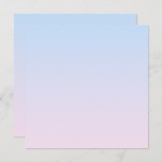 Bleke Roze en Blauwe Verloopachtergrond (Voorkant / Achterkant)