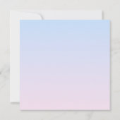 Bleke Roze en Blauwe Verloopachtergrond (Achterkant)