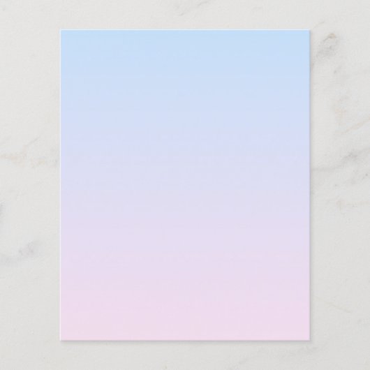 Bleke Roze en Blauwe Verloopachtergrond (Voorkant)