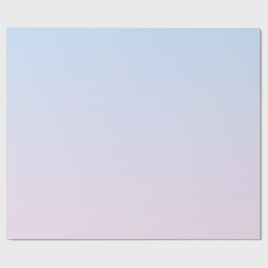 Bleke Roze en Blauwe Verloopachtergrond Cadeaupapier (Vlak)