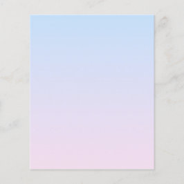 Bleke Roze en Blauwe Verloopachtergrond Flyer