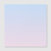 Bleke Roze en Blauwe Verloopachtergrond Magnetische Uitnodiging (Voorkant)