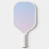 Bleke Roze en Blauwe Verloopachtergrond Pickleball Paddle (Achterkant)