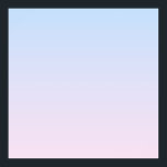 Bleke Roze en Blauwe Verloopachtergrond Poster<br><div class="desc">Bleke roze en blauwe verloopkleuren.</div>