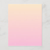 Bleke roze en gele gradiëntachtergrond (Voorkant)