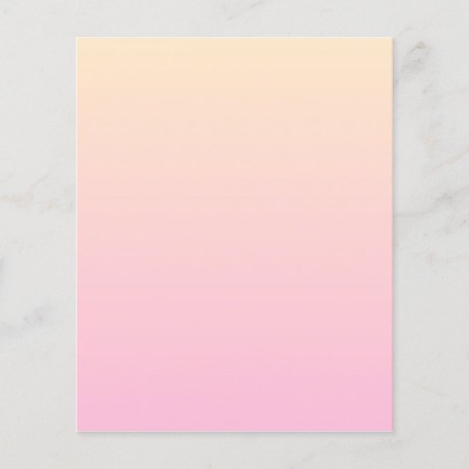 Bleke roze en gele gradiëntachtergrond (Voorkant)