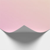 Bleke roze en gele gradiëntachtergrond cadeaupapier (Hoek)