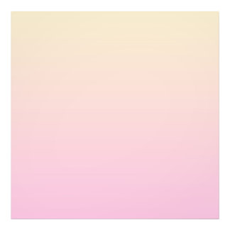 Bleke roze en gele gradiëntachtergrond foto afdruk