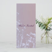 Bleke roze en Paarse Kaart (Staand voorkant)